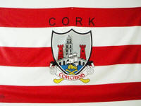 Bandiera di Cork usata anche per rappresentare la squadra GAA di Cork