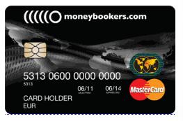 Carta ricaricabile Mastercard MoneyBookers