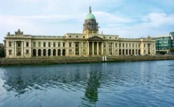 La custom house a Dublino Irlanda