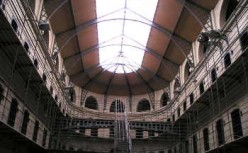 L'interno della prigione di Kilmainham Gaol a Dublino Irlanda