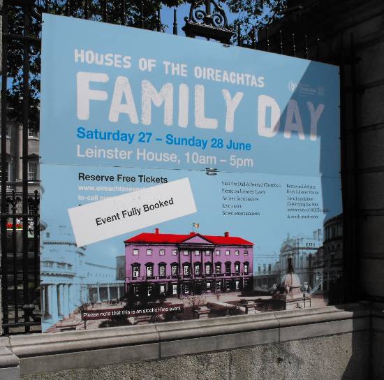 Locandina dell’evento Family Day a Dublino Irlanda