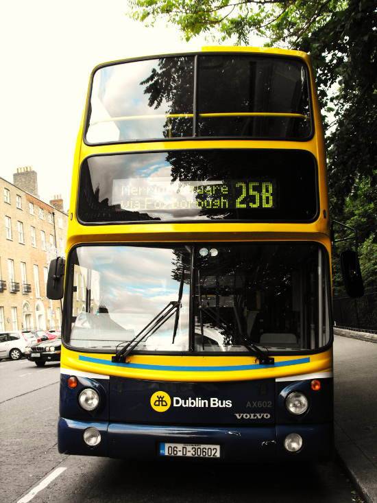 Bus Irlandese a doppio piano della Dublin Bus di Dublino