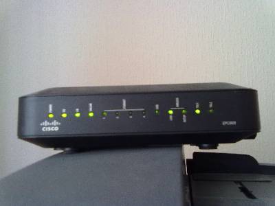 Un modem Wi-Fi di Upc installato nelle case Irlandesi