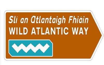 Wild Atlantic Way Irlanda cartello