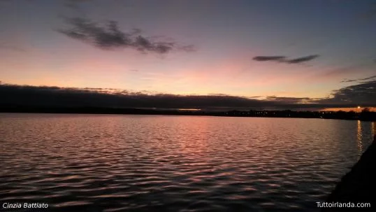 tramonto lago di loughrea Co Galway