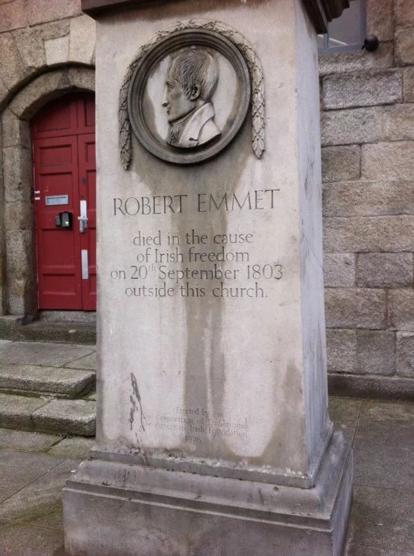 Lapide in onore di Robert Emmet