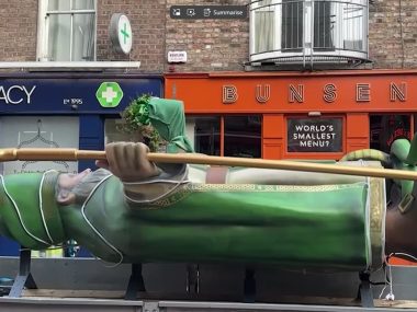 Statua San Patrizio rimossa da temple bar – Copyright The Journal